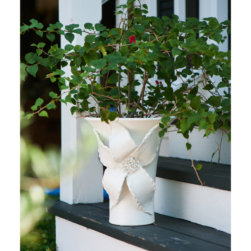 Catalina Flower Vase, Matte White