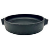Domino Hammered Bowl w/ Handles, Black