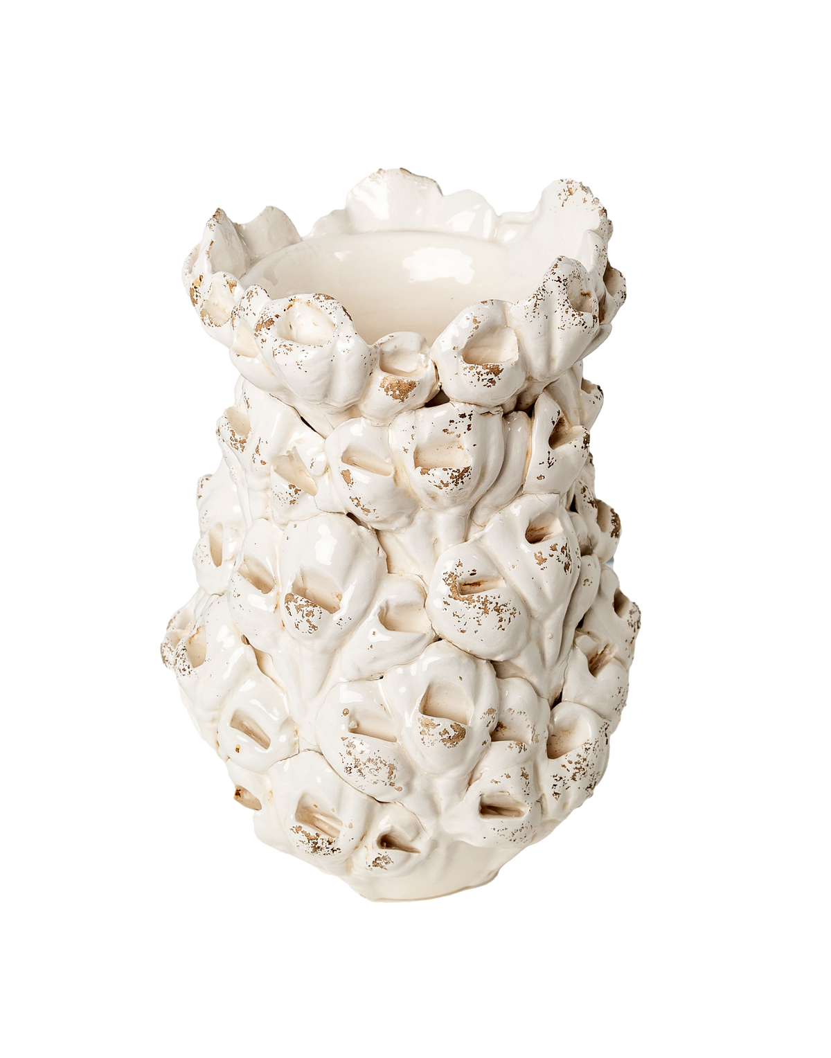 Les Fleur Tulip Vase, Ivory