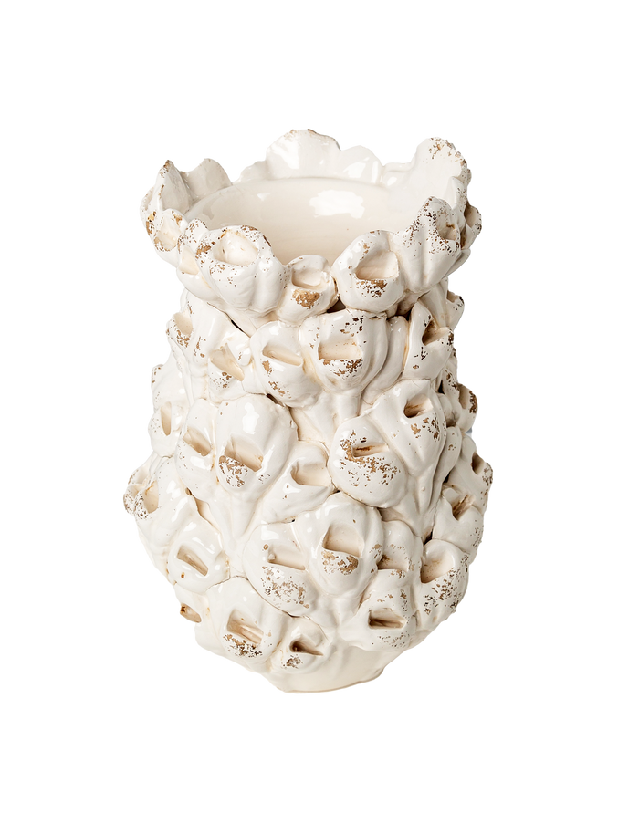 Les Fleur Tulip Vase, Ivory