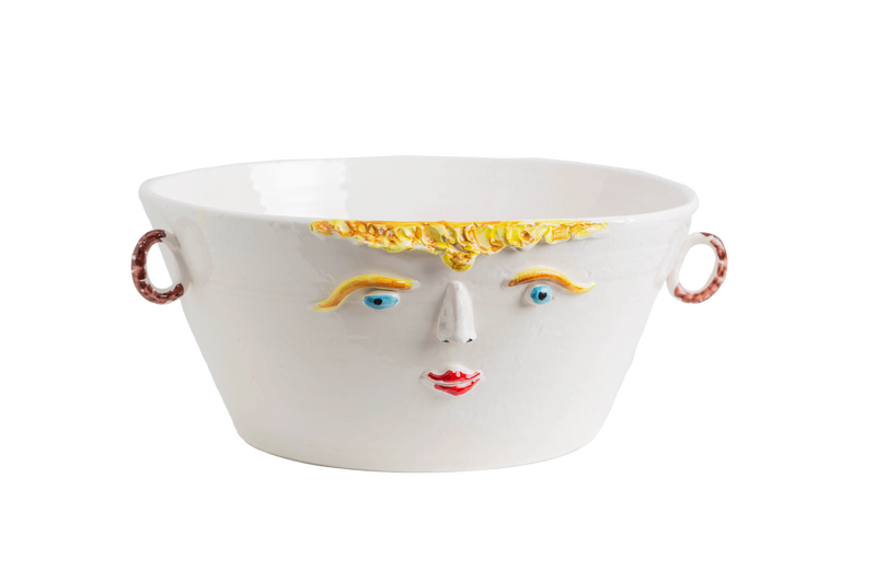 Female Decorated Vase / Ice Bucket