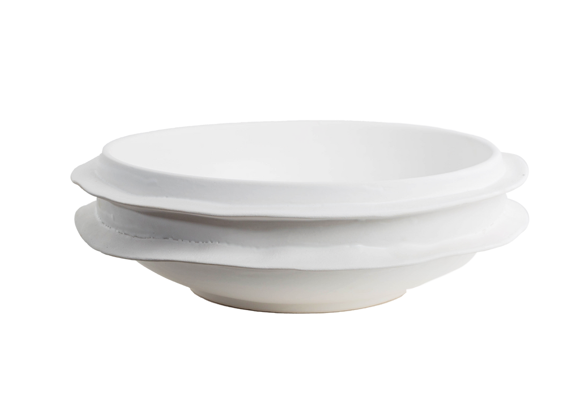 Galaxy Spiral Bowl, Matte White