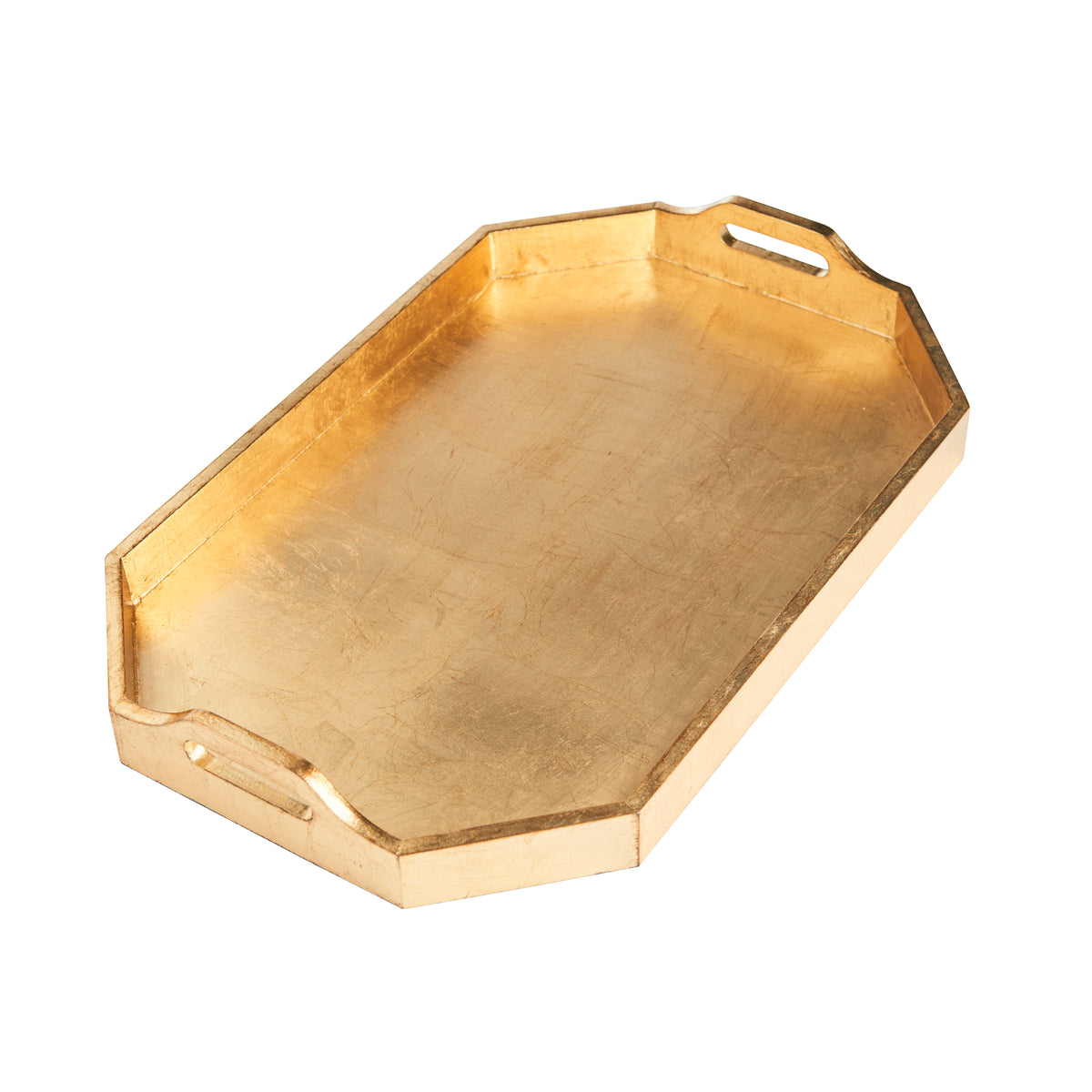 Rectangle Tray, Large, Gold Finish