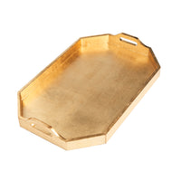 Rectangle Tray, Large, Gold Finish