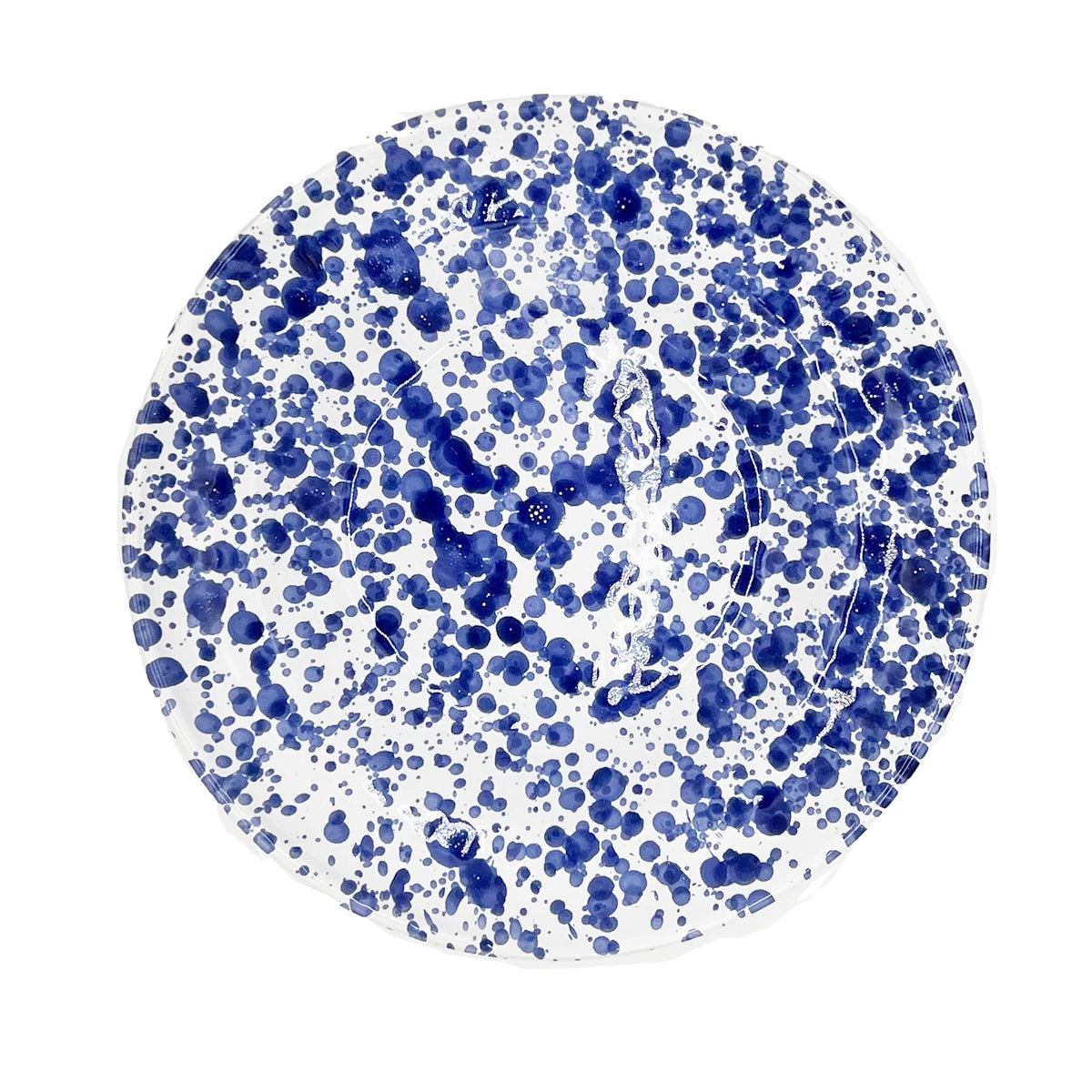 Taverna Speckled Soup Bowl, Cobalt/White