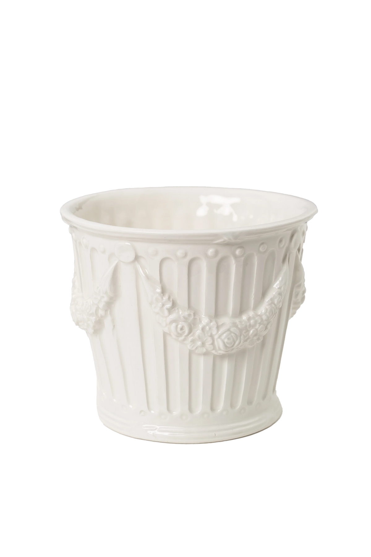 Garland Decor Cream Cachepot, Small