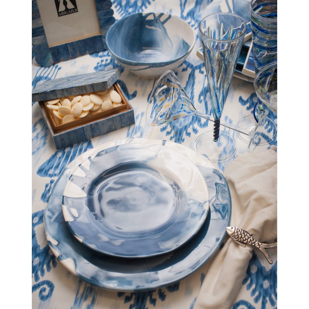Splash, Ceramic Dinner Plate, Set of 4