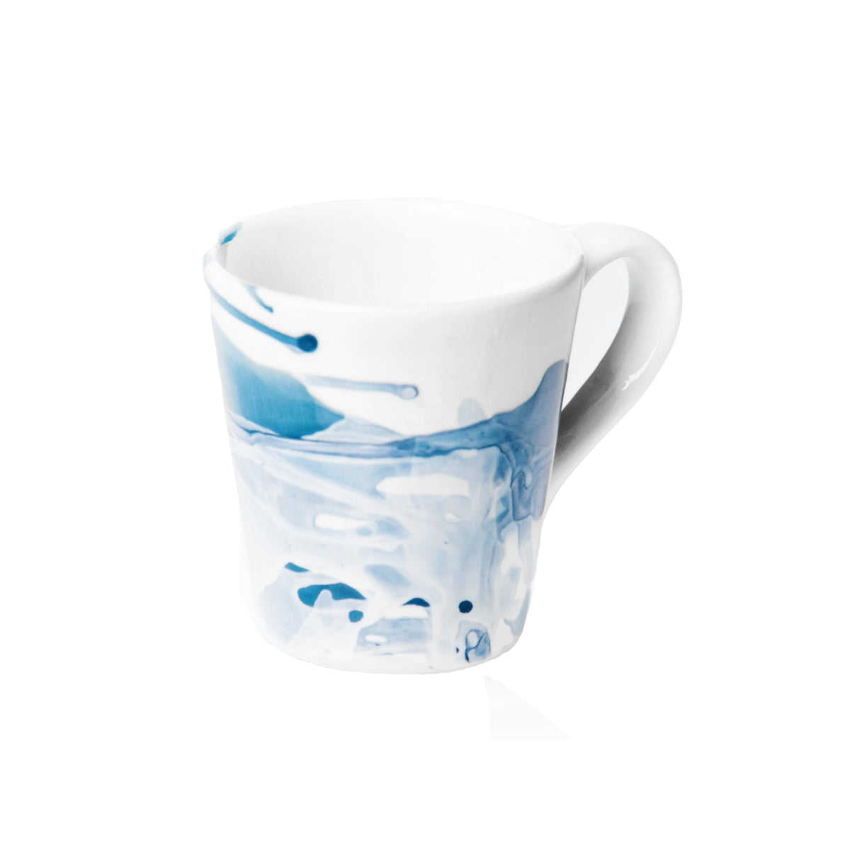 Splash, Ceramic Mug Blue and White