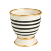 Savoy Black/White Striped Cachepot, Small