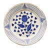 Casa Nuno Blue and White Dinner Plate, Pomegranate/Waves, Set of 2