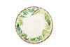 Compagnia Dessert Plate, Green Leaves w/ Bamboo, Small, Set of 4