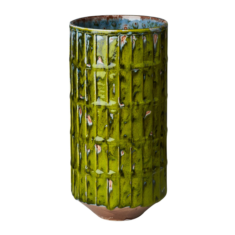 Green Botanical Vase, Large