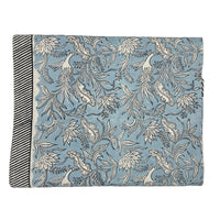 Cabana Tablecloth, Flowers and Feathers