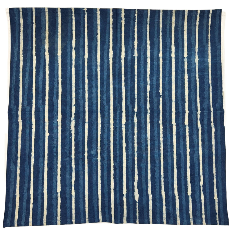 Cabana Napkin, Cobalt/Blue/Ivory, Stripes, Set of 8