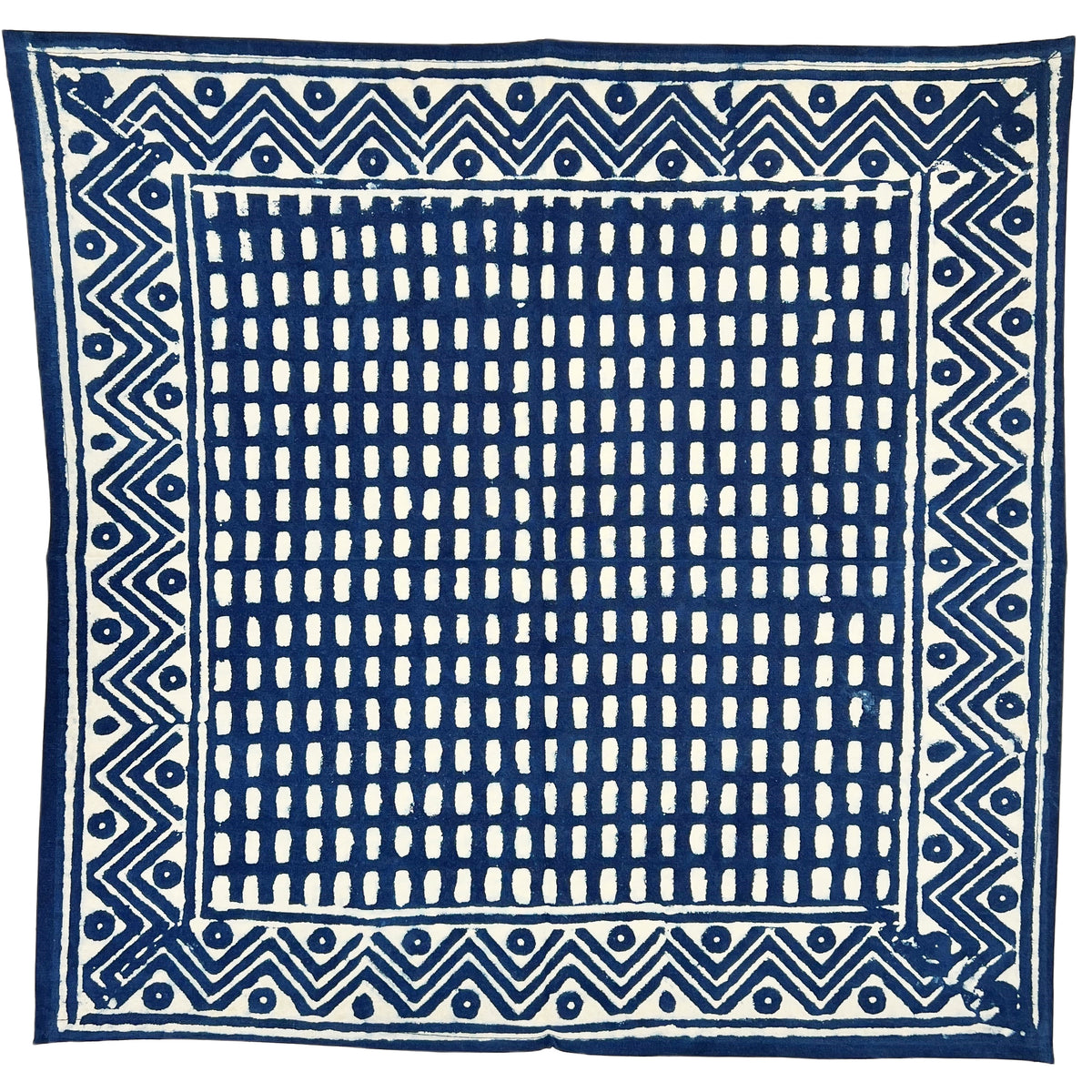 Cabana Napkin, Indigo Zigzag