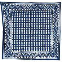 Cabana Napkin, Indigo Zigzag
