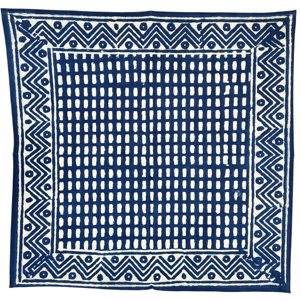 Cabana Napkin, Indigo Zigzag, Set of 8