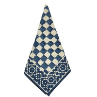 Cabana Napkin, Indigo Check