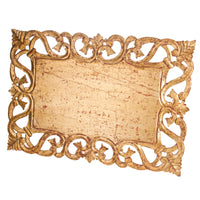 Vendome Placemat, Rectangular Shape, Gold Rub