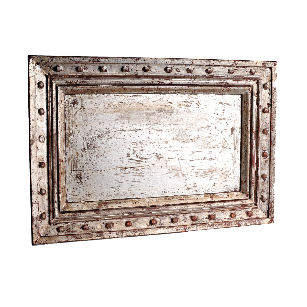 Vendome Tray, Silver Leaf