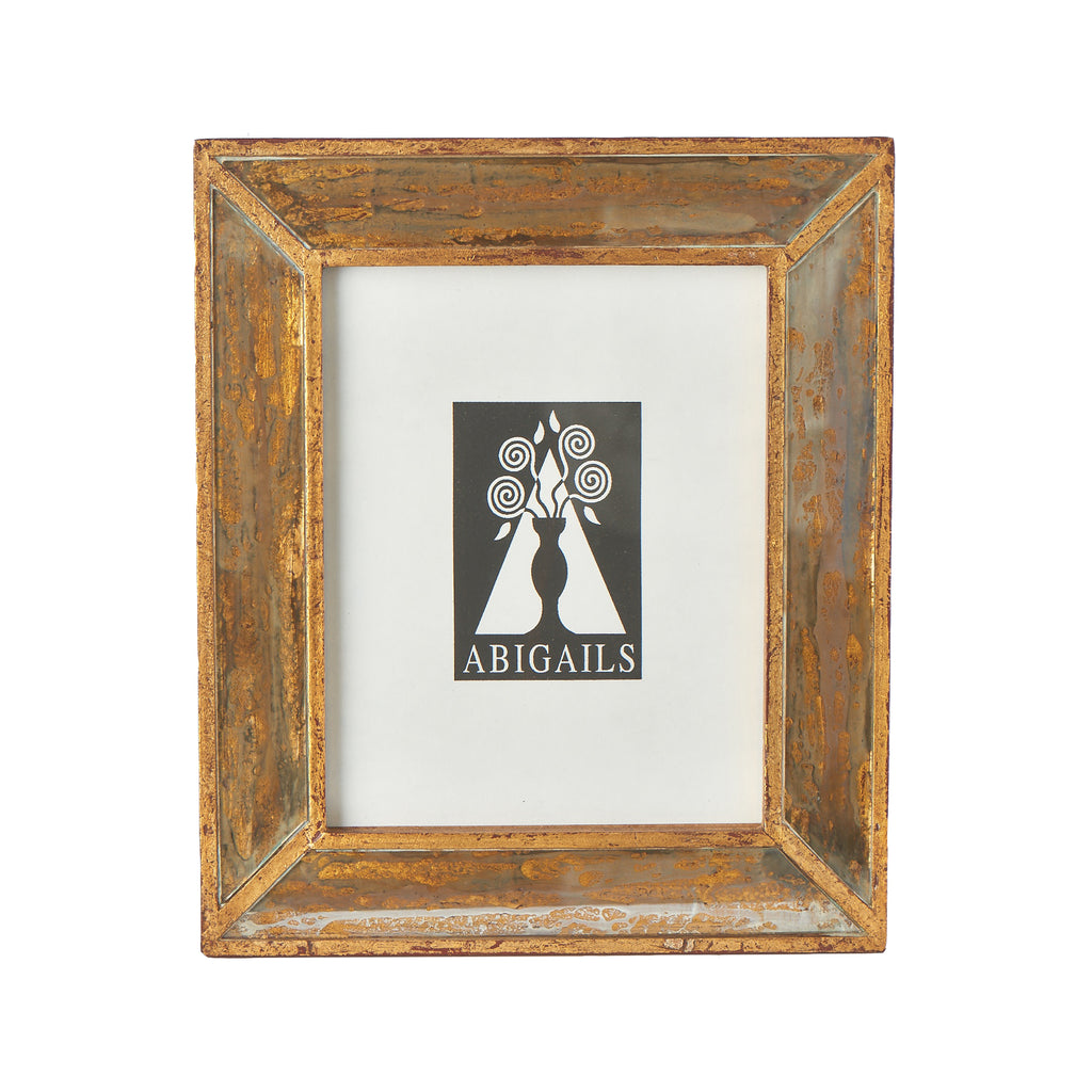 Wood Frame with Antiqued Mirror, Large
