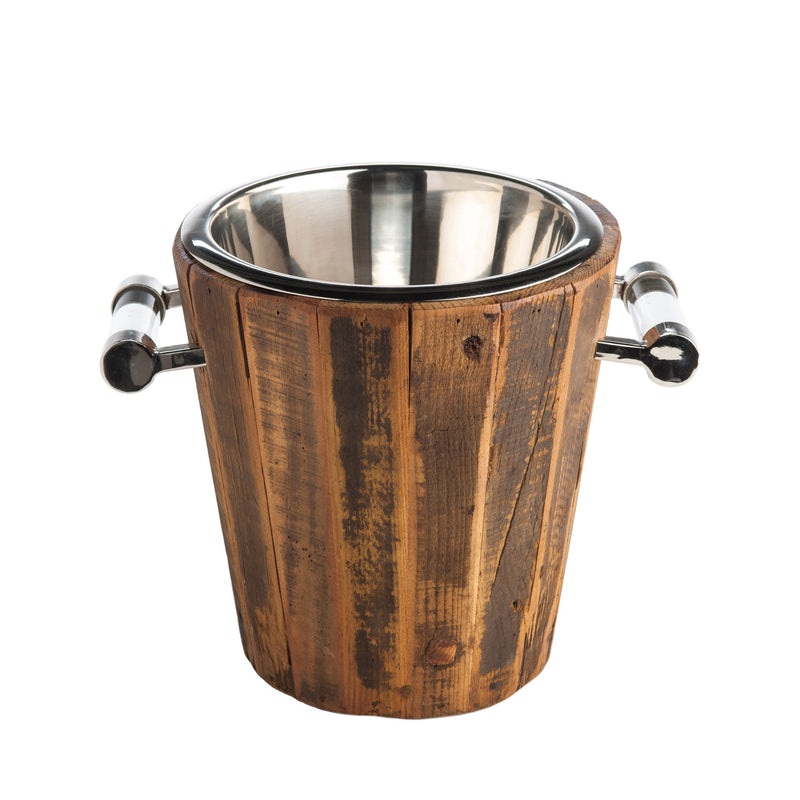 547401 Abigails Wholesale Tabletop Wood and Metals Ice Buckets and Coolers Chalet Wine Cooler Chalet