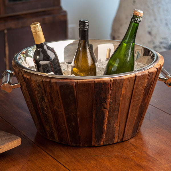 Chalet Wood Champagne Cooler