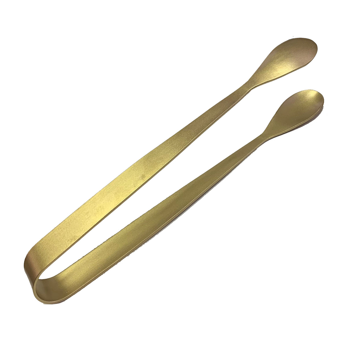 Ice Tongs, Matte Brass Finish