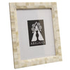 Inlaid Frame, Cream Bone, 8X10 Photo