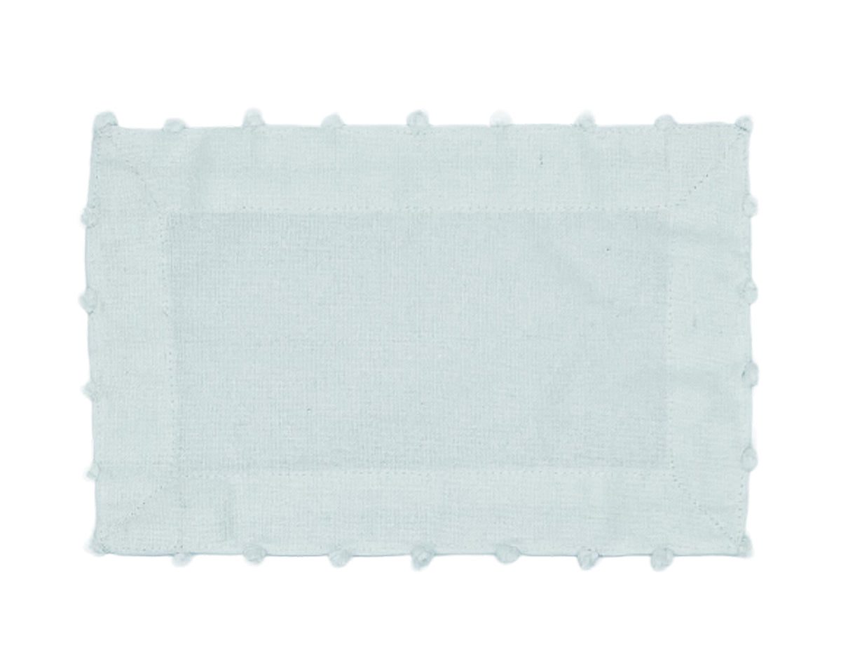 Cocktail Napkin, White Pom-Pom