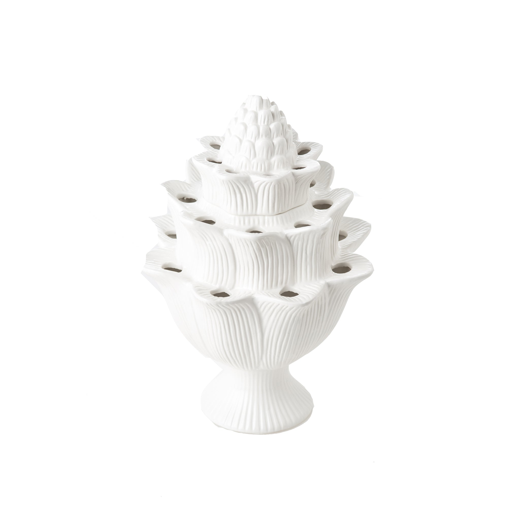 Artichoke Tulipiere, White, Small – Abigails