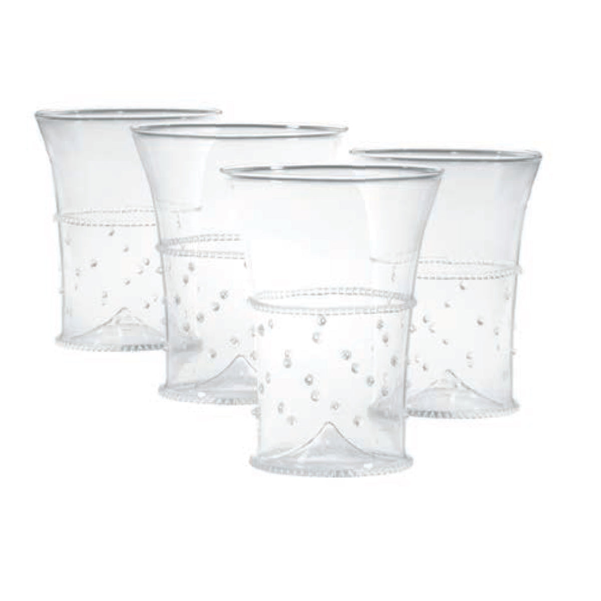 La Boheme Tumbler with Dots, Set of 4