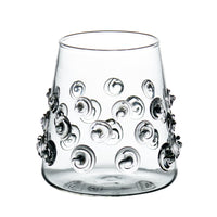 Votive with Glass-Applied Swirls