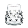 Votive with Glass-Applied Swirls, Set of 4