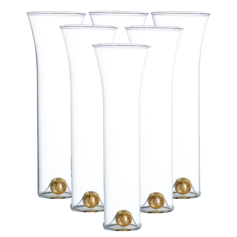 Golden Globe Champagne Set, Clear, Set of 6