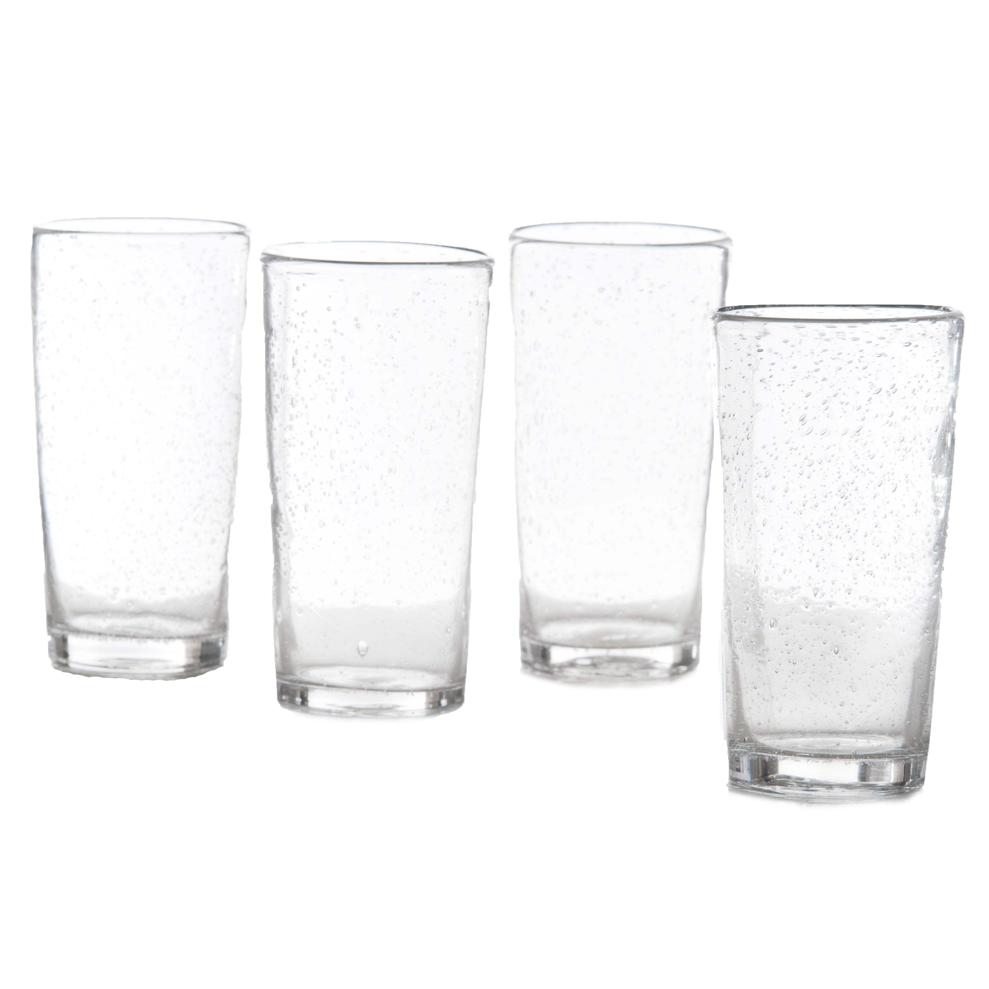 Bubble Glass Highball, Clear, Set of 4 – Abigails