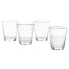 Bubble Glass Water, Clear, Set of 4
