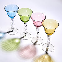 Adriana Wine Glass, Blue