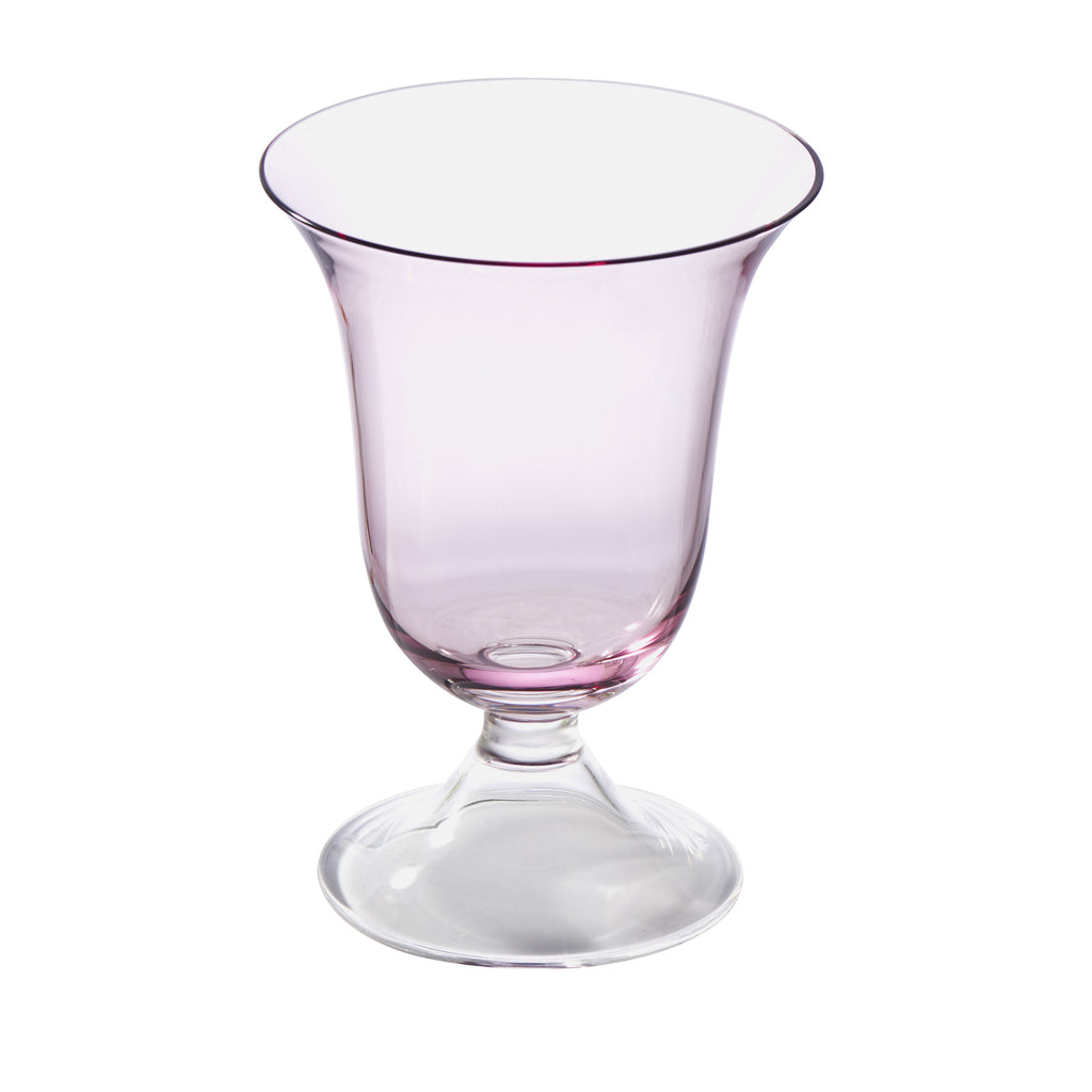 Adriana Water Glass, Pink, Set of 4