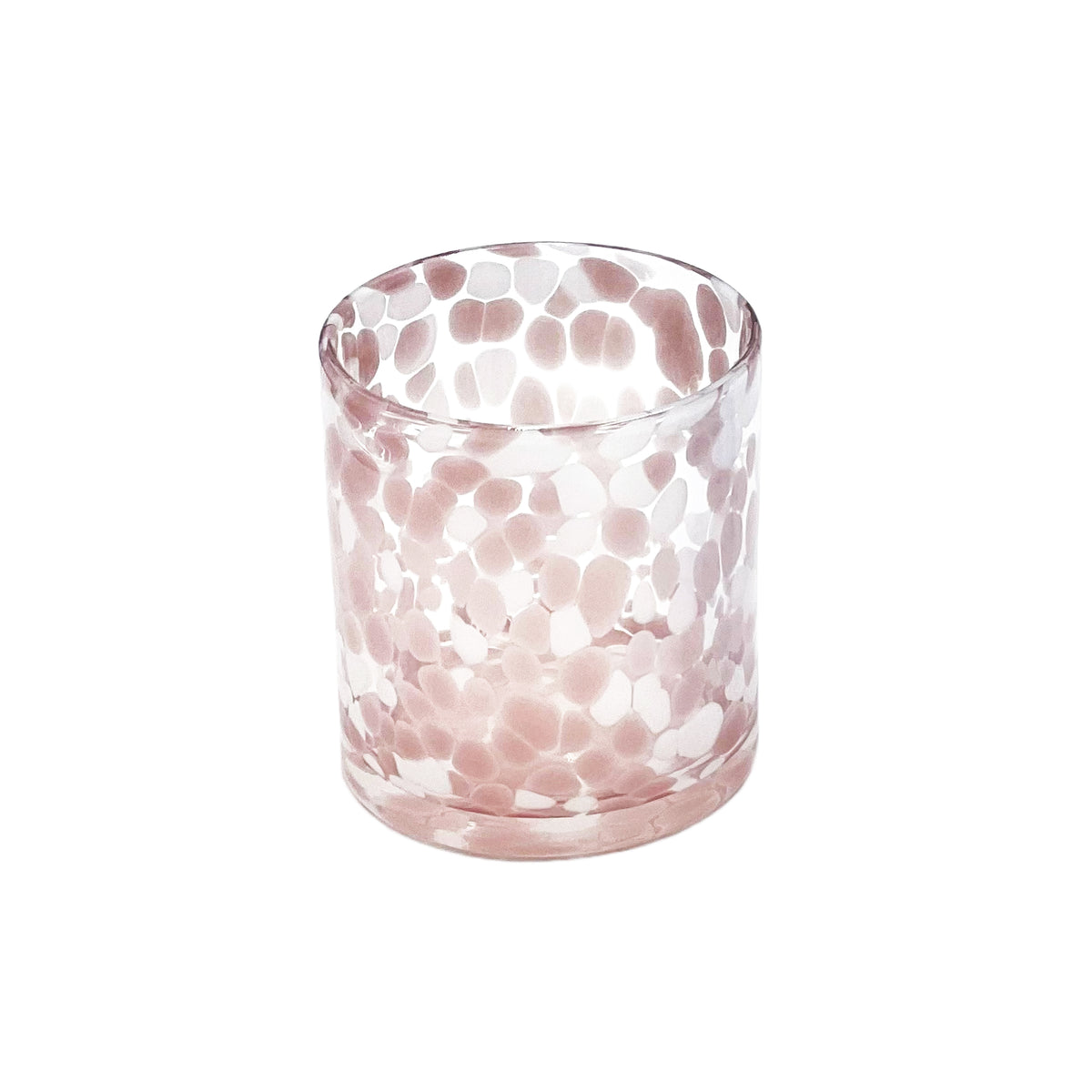 Torcello Spotted Rosa Tumbler, Mauve/White, Set of 4