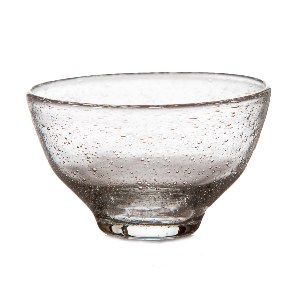 Tutti Frutti Bubble Glass Bowl, Clear, Set of 4