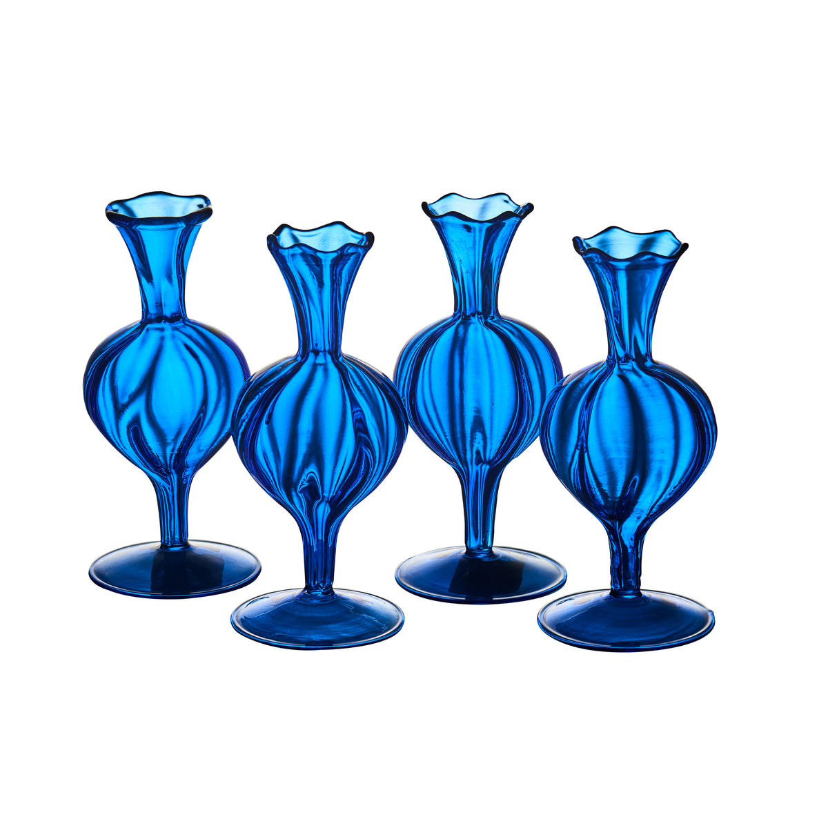 Miss Lizzie Bud Vase, Cobalt