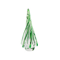 Holiday Glass Tree, Green/Clear, Small