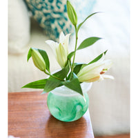 Miss Ellie Bud Vase, Jade Milk White/Green