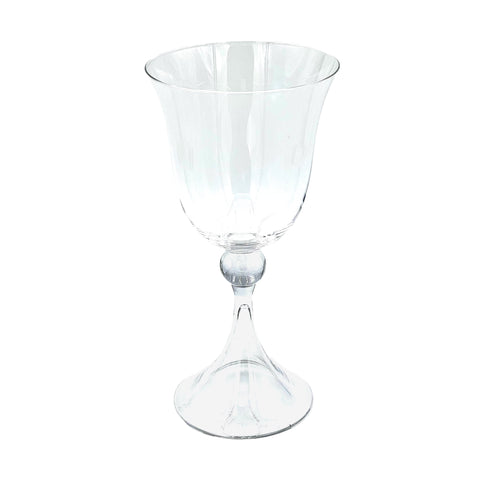 Abigails 726021 Frosted Wine Glass, Set of 4, White