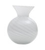 Torcello Bud Vase, White Stripes