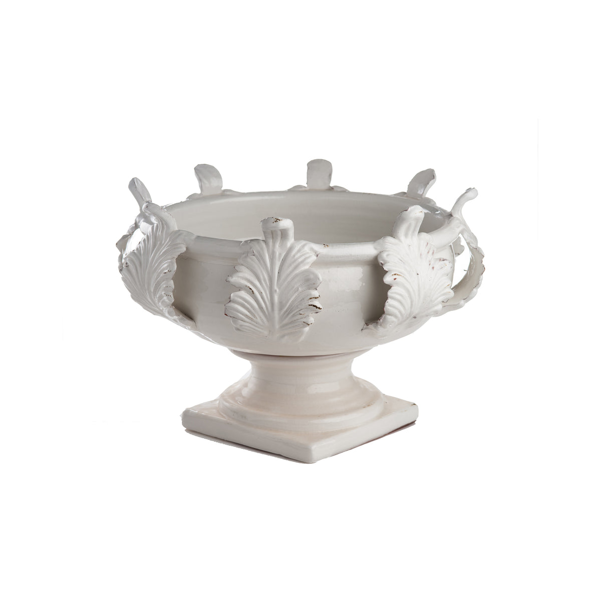 Vinci Centerpiece, Acanthus Leaf Decor, Medium