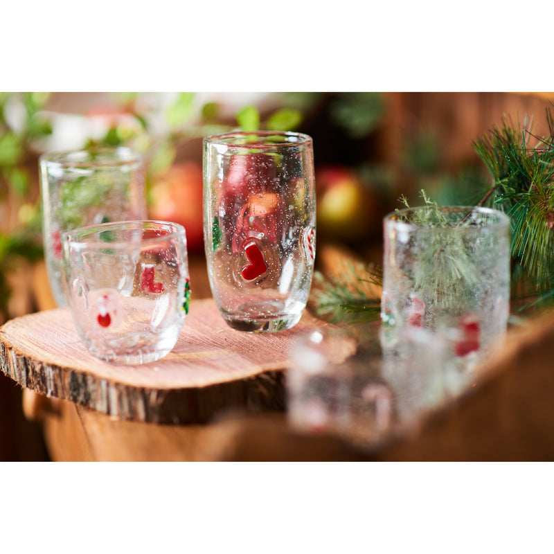 Bubble Glass Tumblers - Round