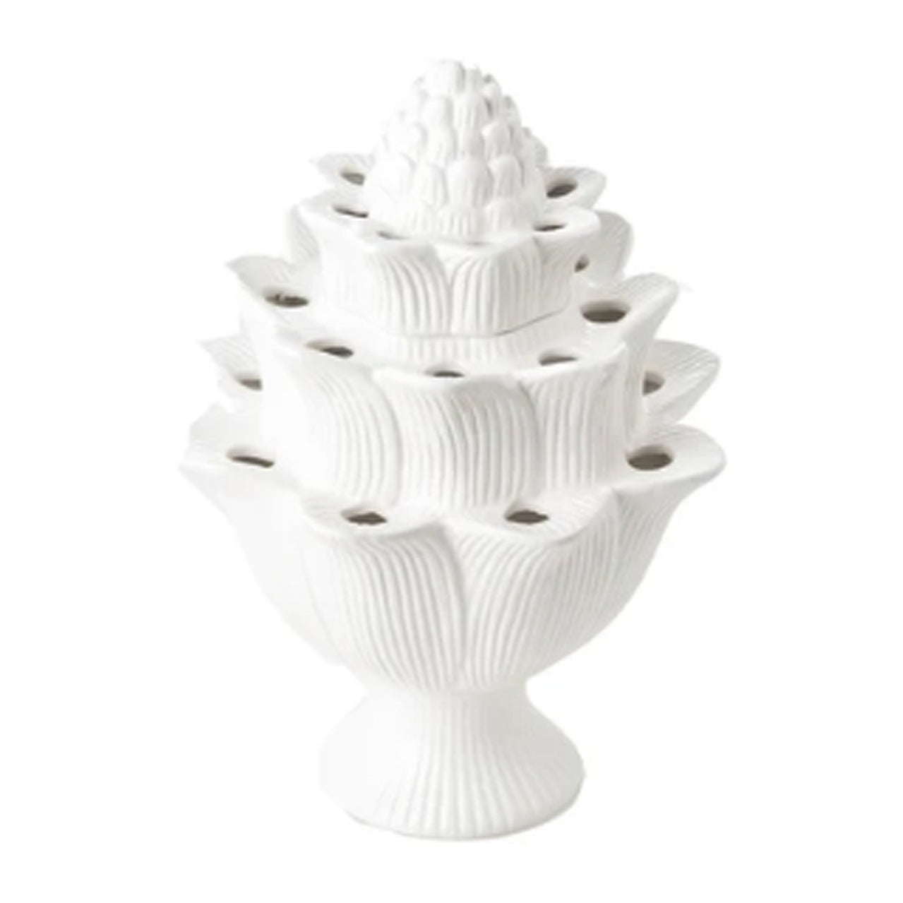 Artichoke Tulipiere, White, Large – Abigails