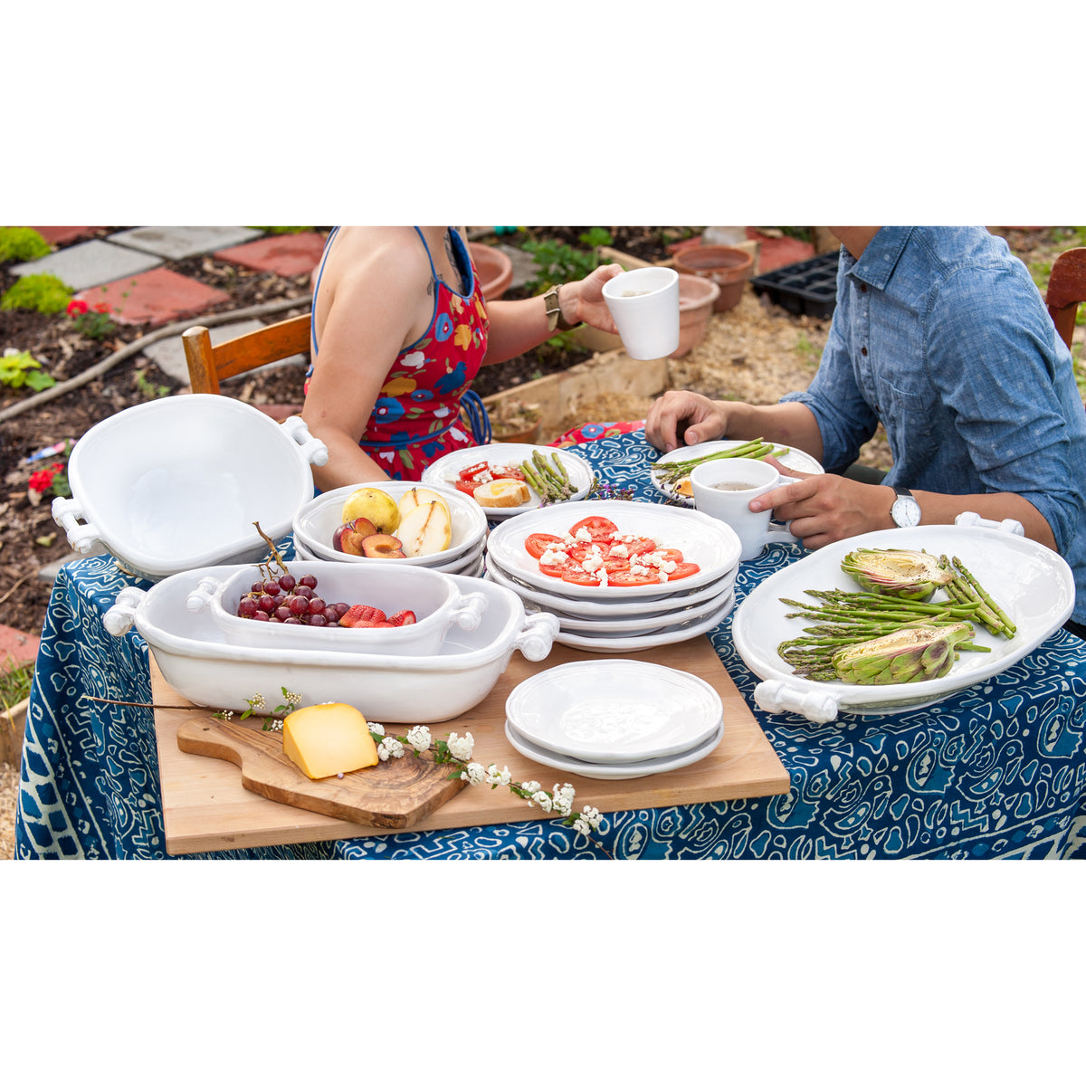 Casa Bianca Salad Plate